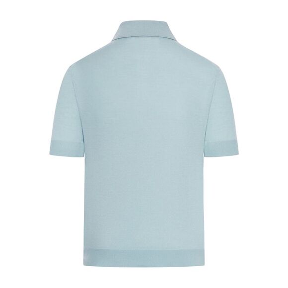 Gucci Women Wool And Silk Knitted Polo Shirt - Picture 2 of 2